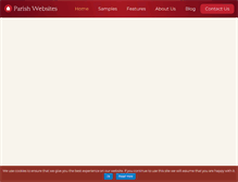 Tablet Screenshot of parishwebsites.ie